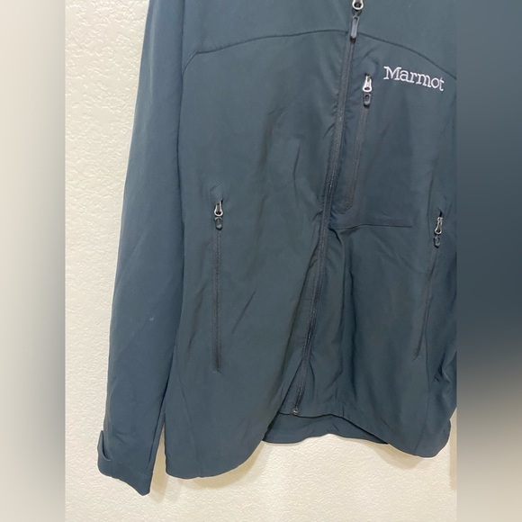Marmot men’s jacket black softshell windproof hiking camping outdoors active L - Picture 3 of 14